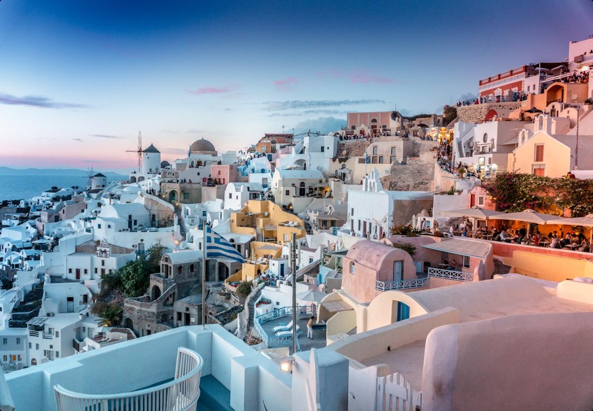 Santorini — Whitewashed cliffs over the Aegean